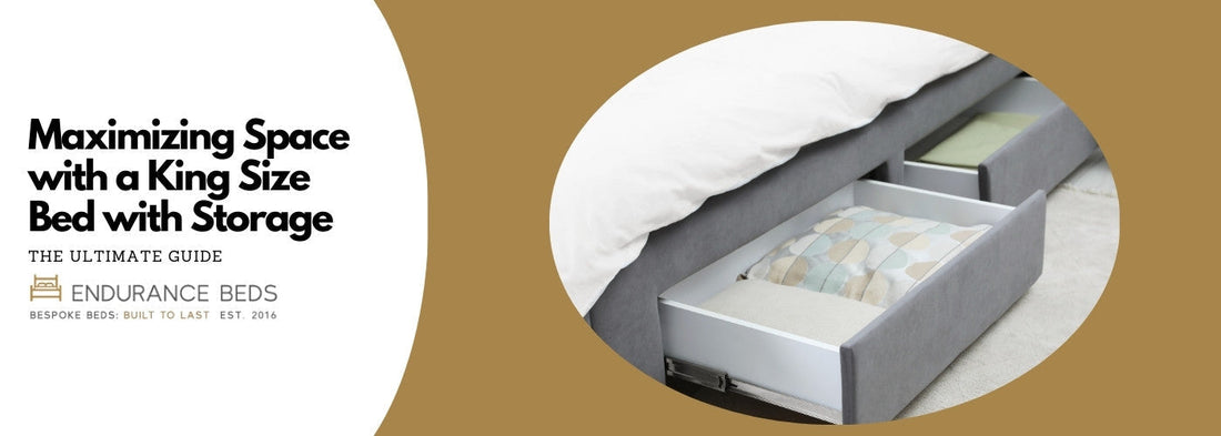 Maximising Space with a king size bed with storage
