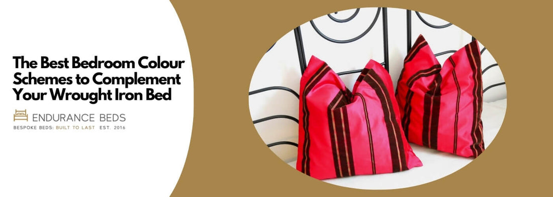 Best bedroom colour schemes to compliment your wrought iron bed