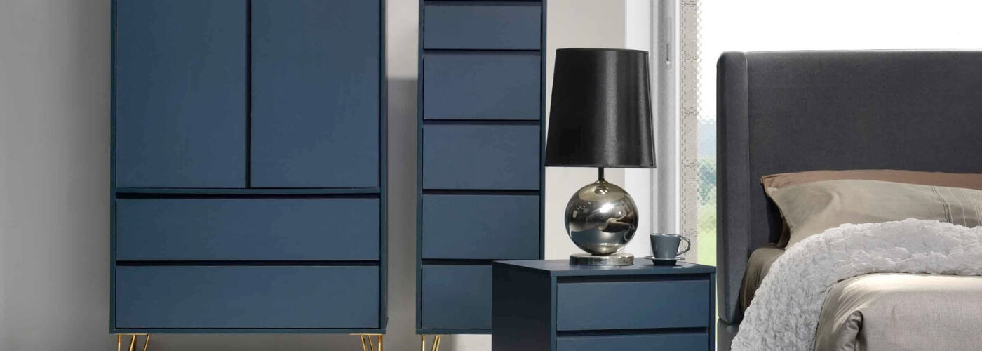 Blue bedroom shop furniture