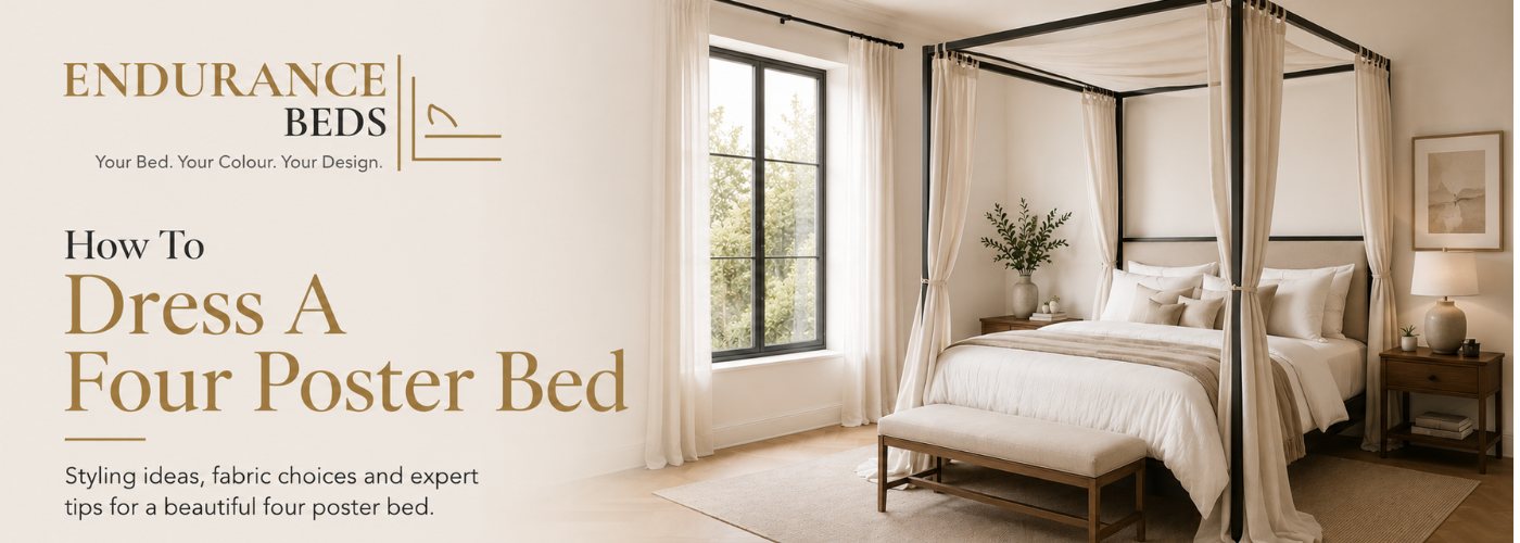 How to dress a four poster bed