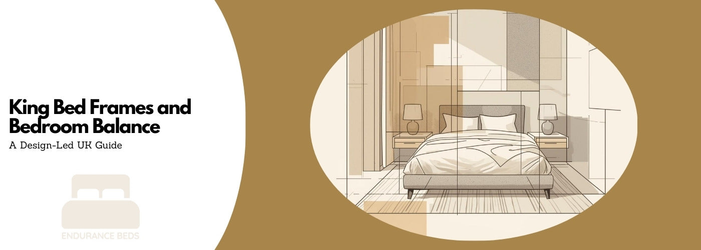 King Bed Frames and Bedroom Balance: A Design-Led UK Guide