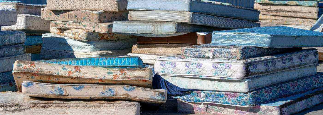 Can a mattress be taken to the tip?