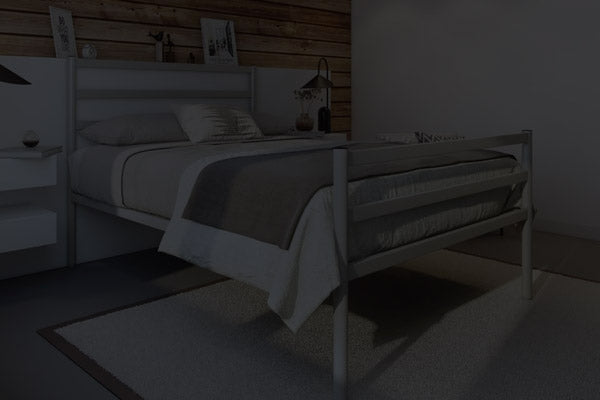 Grey Metal Bed Frames