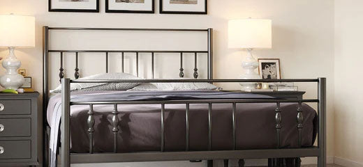 View Small Double Metal Bed Frames | 4ft Metal Beds