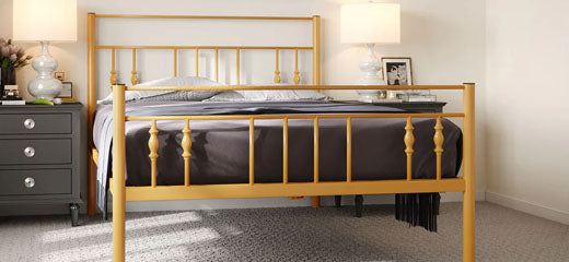 View Yellow Metal Bed Frames