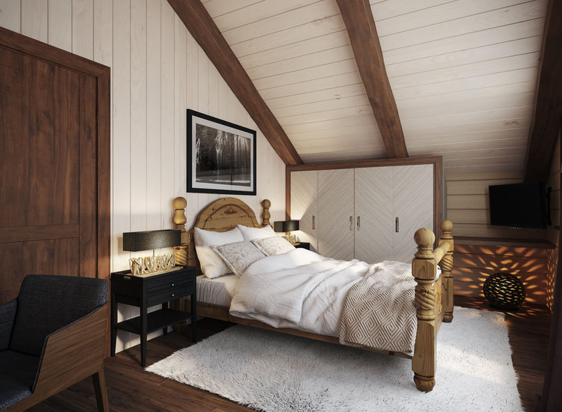 Illington Wooden Bed Frame - Custom