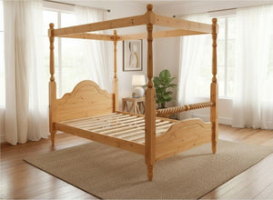 Ashwicken 4 Poster Bed in Antique Finish