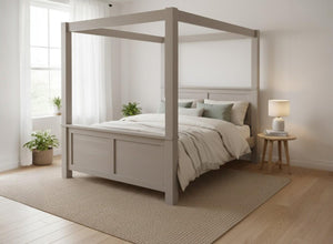 Barnwell 4 Poster in Dovetail Grey Finish (High End)