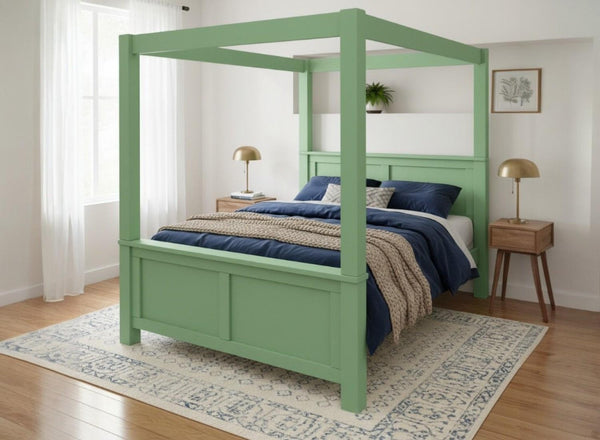 Barnwell 4 Poster in Emerald Green Finish (High End)