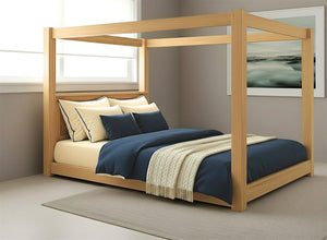 Barnwell Floor Bed in Antique Finish