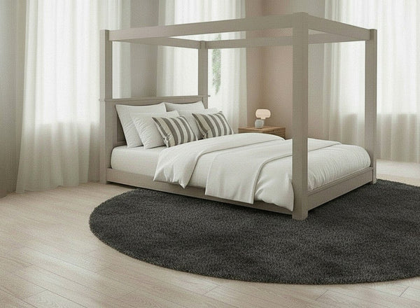 Barnwell Floor Bed in Dovetail Grey Finish