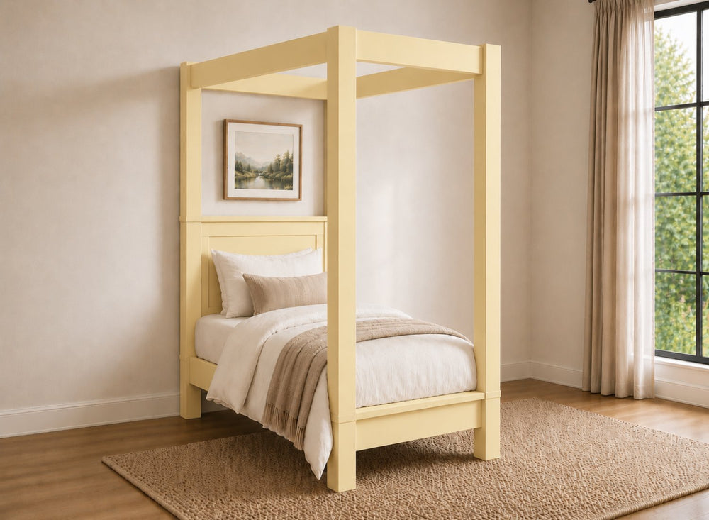Barnwell Four Poster Bed in Walnut (High End)