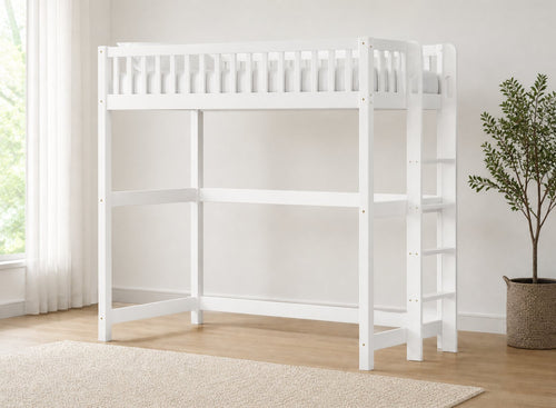 Beckley High Sleeper Painted in All White