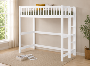 Beckley High Sleeper - White