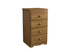 Wellington 4 Drawer Bedside