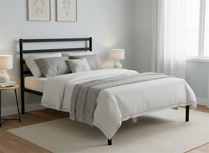 Belmont Bed in Black Finish (Low End)