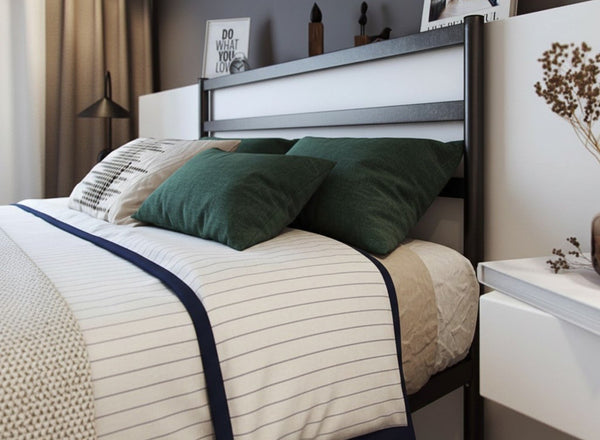 Belmont Bed in Black Finish (Headboard)