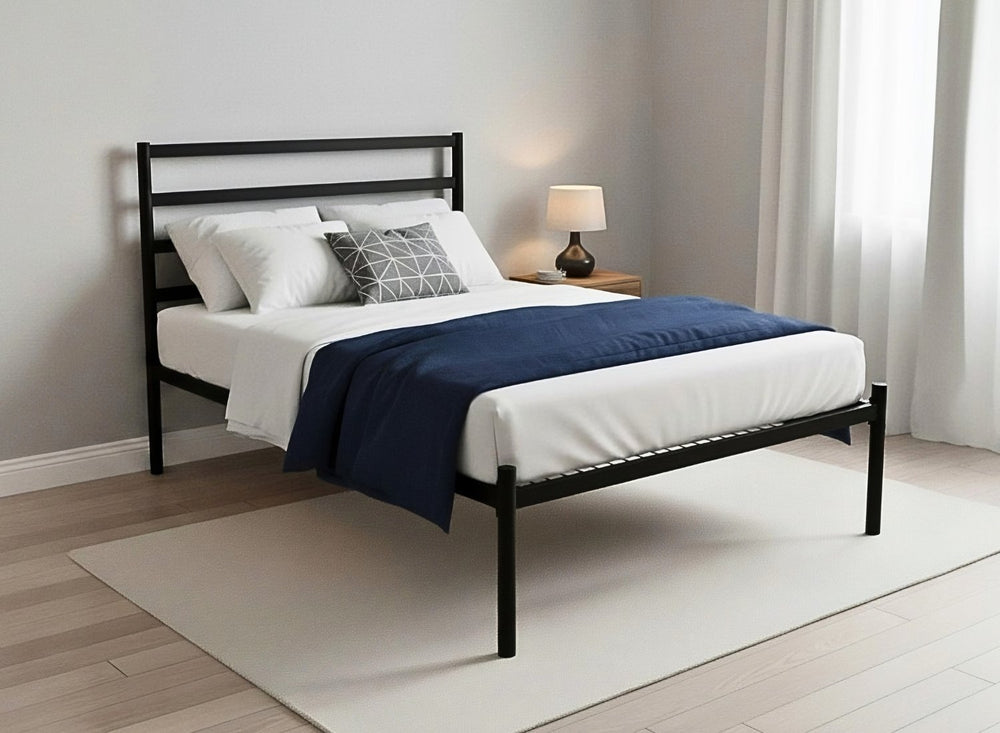 Belmont Sage Green Metal Bed