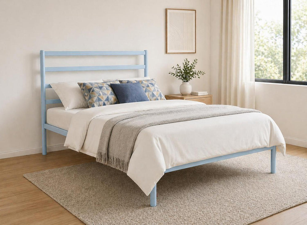 Belmont Bed in Pastel Blue