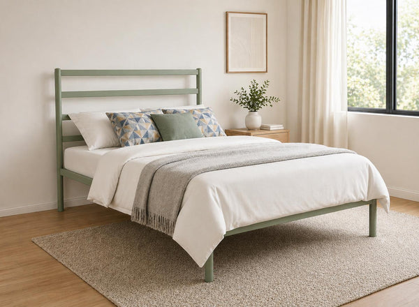 Belmont Bed in Sage Green