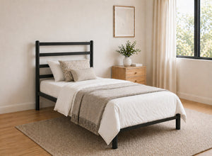 Belmont Bed in Black, Single Size