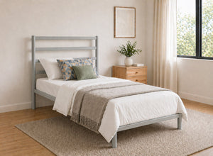 Belmont Bed in Grey, Single Size
