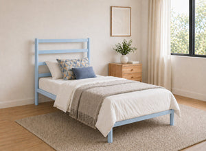 Belmont Bed in Pastel Blue, Single Size