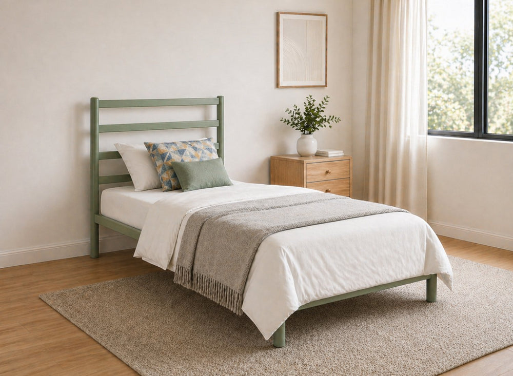 Belmont Bed in Sage Green