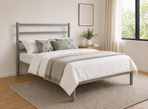 Belmont Bed in Silver