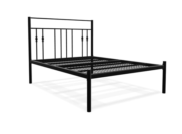 Gemma Low End Metal Bed Frame Finished in Painted Black