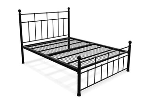 Black Levington Bed Frame Finished in Painted Black