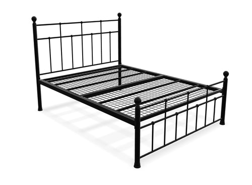 Black Levington Bed Frame Finished in Painted Black