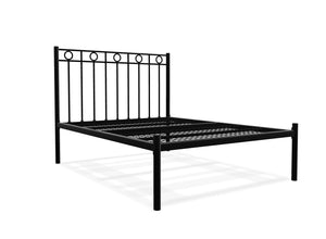 Ivy Low End Metal Bed Frame Finished in Painted Black