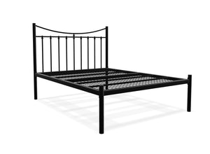 Bronx Low End Metal Bed Frame Finished in Painted Black