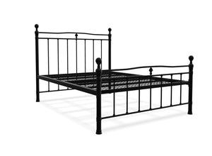 Tunstall Metal Bed Frame Finished in Painted Black