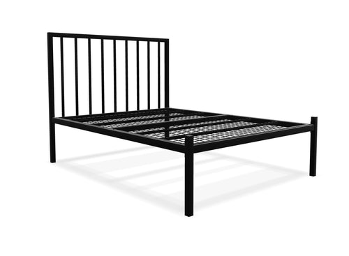 Madison Low End Metal Bed Frame Finished in Painted Black
