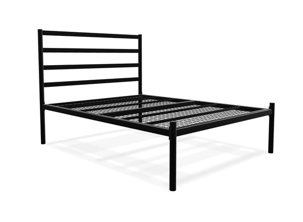 Belmont Low End Metal Bed Frame Finished in Painted Black