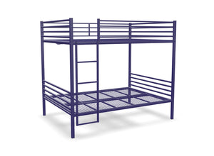Metal Quad Bunk Bed Finished in Painted Blue