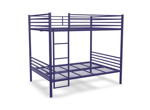 Metal Quad Bunk Bed Finished in Painted Blue