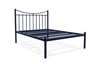 Bronx Low End Metal Bed Frame Finished in Painted Blue