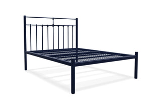 Lenox Low End Metal Bed Frame Finished in Painted Blue