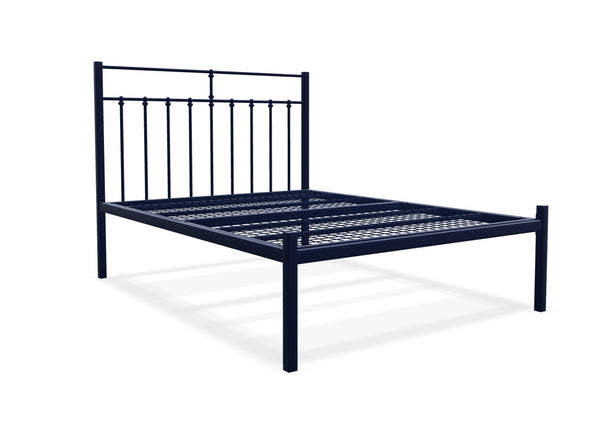 Lenox Low End Metal Bed Frame Finished in Painted Blue