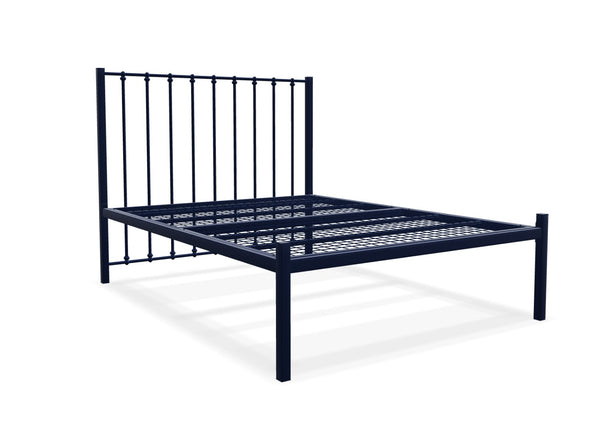 Norfolk Low End Metal Bed Frame Finished in Blue
