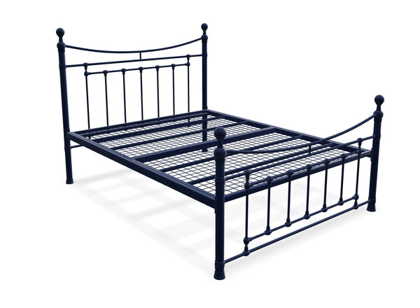 Carbrook Metal Bed Frame Finished in Blue