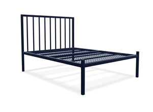 Madison Low End Metal Bed Frame Finished in Painted Blue