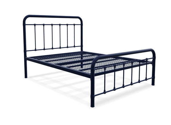 Massingham Metal Bed Frame Finished in Painted Blue