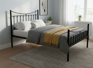 Bronx Bed in Black Finish (High End)