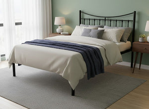 Bronx Bed in Black Finish (Low End)