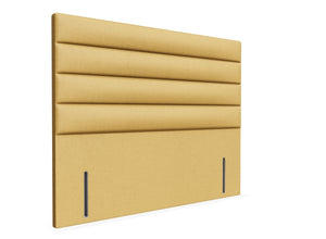 Calla Floor Standing Headboard Finished in Moda Ochre Yellow