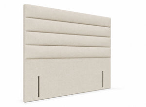Calla Floor Standing Headboard in Flat Weave Putty Cream